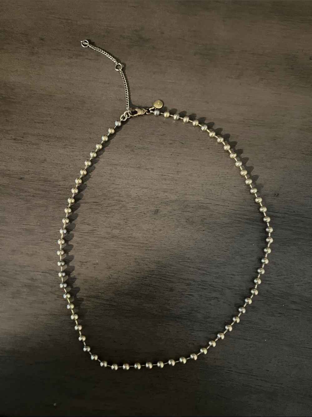 Madewell Gold Beaded Necklace - Picture 3 of 4